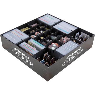 Feldherr ORG160 - Organiseur pour Star Wars : Outer Rim - Boîte de jeu de base (Matières plastiques, Mousse) - Publicité Feldherr ORG160 - Organiseur pour Star Wars : Outer Rim - Boîte de jeu de base (Matières plastiques, Mousse) - Publicité
