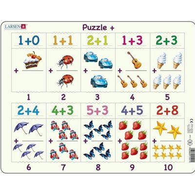 Larsen Puzzle + (20 pièces) - Publicité Larsen Puzzle + (20 pièces) - Publicité