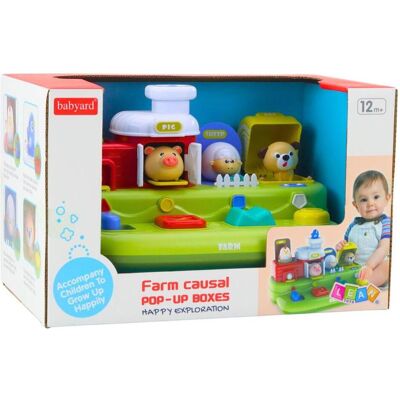 Lean Toys Interaktives Lernspielzeug für Kleinkinder - Pop-Up-Tierbauernhof - Publicité Lean Toys Interaktives Lernspielzeug für Kleinkinder - Pop-Up-Tierbauernhof - Publicité