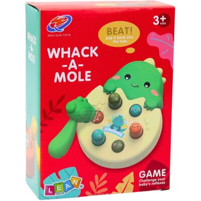 Lean Toys Lean Mini Whack A Mole Dinosaur In Egg Green Geschicklichkeitsspiel (Allemand) - Publicité Lean Toys Lean Mini Whack A Mole Dinosaur In Egg Green Geschicklichkeitsspiel (Allemand) - Publicité