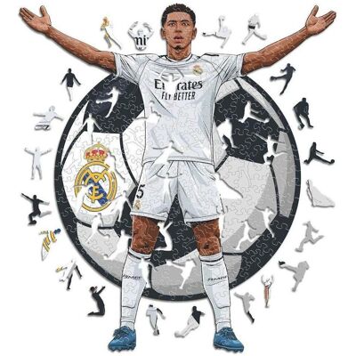Iconic Jude Bellingham - Real Madrid - Puzzle en bois Taille M (270 pièces) (270 pièces) - Publicité Iconic Jude Bellingham - Real Madrid - Puzzle en bois Taille M (270 pièces) (270 pièces) - Publicité