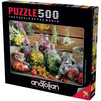Anatolian Puzzle 500 Fleurs et graines (500 pièces) - Publicité Anatolian Puzzle 500 Fleurs et graines (500 pièces) - Publicité