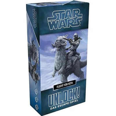 Asmodée SCOD0058 - Débloquez! Star Wars-Flucht von Hoth, scénario unique, 1-6 joueurs, 10 ans et plus (Allemand, 1 - 6 Joueur) - Publicité Asmodée SCOD0058 - Débloquez! Star Wars-Flucht von Hoth, scénario unique, 1-6 joueurs, 10 ans et plus (Allemand, 1 - 6 Joueur) - Publicité