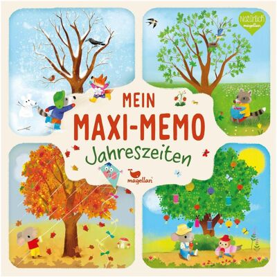 Magellan Mon Maxi-Mémo - Saisons - Jeu de mémoire - Publicité Magellan Mon Maxi-Mémo - Saisons - Jeu de mémoire - Publicité