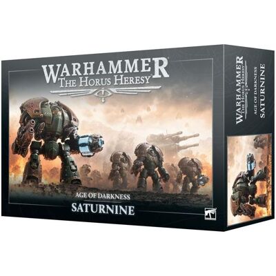 Games Workshop Warhammer 30k - Boite de Jeu / L'Age des Ténèbres : Saturnine (Fr) (Matières plastiques) - Publicité Games Workshop Warhammer 30k - Boite de Jeu / L'Age des Ténèbres : Saturnine (Fr) (Matières plastiques) - Publicité