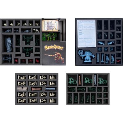 Feldherr HEHGHUSET01 - Foam & Organiser Bundle for HeroQuest (2021) Mythic Box + 3 heirlooms (Matières plastiques, Mousse) - Publicité Feldherr HEHGHUSET01 - Foam & Organiser Bundle for HeroQuest (2021) Mythic Box + 3 heirlooms (Matières plastiques, Mousse) - Publicité
