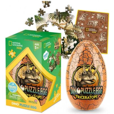 Puzzle Double Face Cubic Fun de Dinosaures - 63 Pièces - Éducatif et Amusant - Publicité Puzzle Double Face Cubic Fun de Dinosaures - 63 Pièces - Éducatif et Amusant - Publicité
