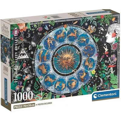 Clementoni 1000 pièces Puzzle Astrologique - Publicité Clementoni 1000 pièces Puzzle Astrologique - Publicité