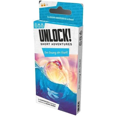 Asmodée Unlock! Short Adventures Der Gesang der Gischt (Allemand, 1 - 6 Joueur) - Publicité Asmodée Unlock! Short Adventures Der Gesang der Gischt (Allemand, 1 - 6 Joueur) - Publicité