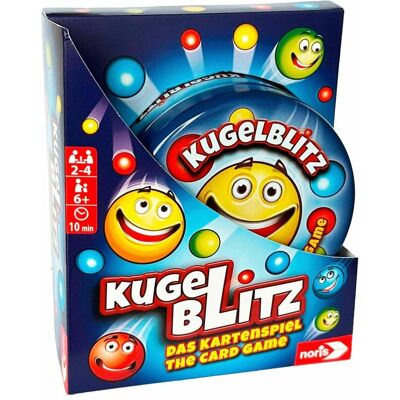 Noris Jeu de cartes Kugelblitz (Allemand, Français, Italien, 2 - 4 Joueur) - Publicité Noris Jeu de cartes Kugelblitz (Allemand, Français, Italien, 2 - 4 Joueur) - Publicité