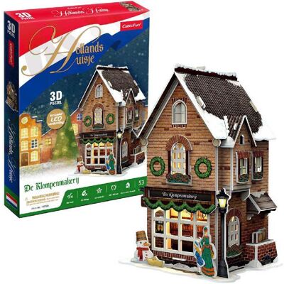 Cubicfun Cube Fun 3D-Puzzle-Clog-Maker mit LED-Beleuchtung (53 pièces) - Publicité Cubicfun Cube Fun 3D-Puzzle-Clog-Maker mit LED-Beleuchtung (53 pièces) - Publicité