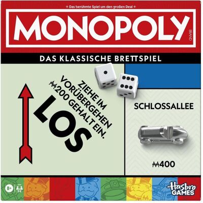 Hasbro Gaming Monopoly Classic - Jeu de société - Publicité Hasbro Gaming Monopoly Classic - Jeu de société - Publicité