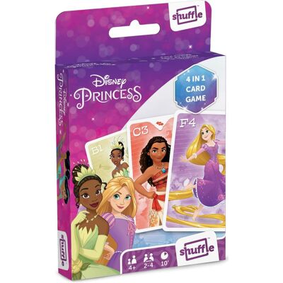 Cartamundi Shuffle - Jeu de Cartes Disney Princess - 4 en 1 - Publicité Cartamundi Shuffle - Jeu de Cartes Disney Princess - 4 en 1 - Publicité