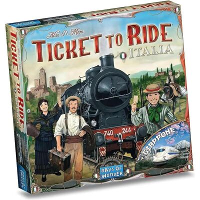 Asmodée Ticket to Ride - Italia + Giappone (Anglais, Italien) - Publicité Asmodée Ticket to Ride - Italia + Giappone (Anglais, Italien) - Publicité