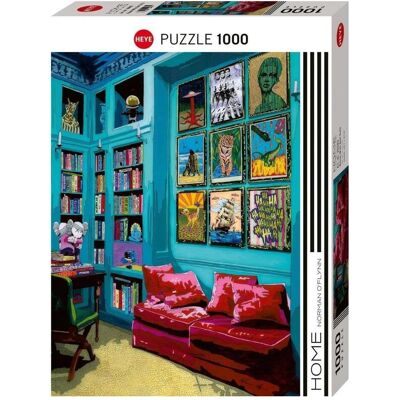 Puzzle Heye 30082 Canapé Rouge - Puzzle - Publicité Puzzle Heye 30082 Canapé Rouge - Puzzle - Publicité