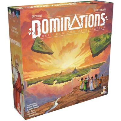 Asmodée Dominations - Jeu de civilisations pour 2-4 - Stratégie - Publicité Asmodée Dominations - Jeu de civilisations pour 2-4 - Stratégie - Publicité