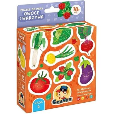CZUCZU Puzzle en paire - Fruits et légumes - Puzzle - Publicité CZUCZU Puzzle en paire - Fruits et légumes - Puzzle - Publicité