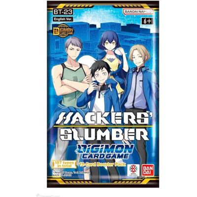 Bandai Hackers' Slumber (BT23) Booster Pack - Digimon Card Game - EN (Anglais, Pack de boosters) - Publicité Bandai Hackers' Slumber (BT23) Booster Pack - Digimon Card Game - EN (Anglais, Pack de boosters) - Publicité