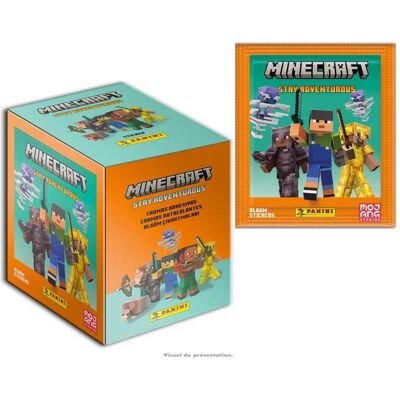Panini Minecraft, 1 exemplaire (Pack de boosters) - Publicité Panini Minecraft, 1 exemplaire (Pack de boosters) - Publicité