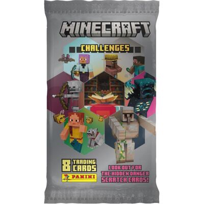 Panini - Minecraft Challenges - Booster Pack (PAN1544) (Allemand, Pack de boosters) - Publicité Panini - Minecraft Challenges - Booster Pack (PAN1544) (Allemand, Pack de boosters) - Publicité