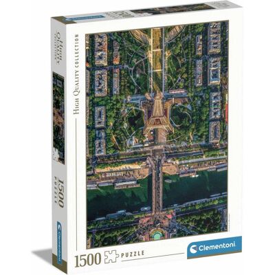 Clementoni Vol au-dessus de Paris 1500 Pièces - Puzzle - Publicité Clementoni Vol au-dessus de Paris 1500 Pièces - Puzzle - Publicité