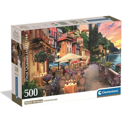 Puzzle Lac de Côme Clementoni 500 pièces - Puzzle - Publicité Puzzle Lac de Côme Clementoni 500 pièces - Puzzle - Publicité
