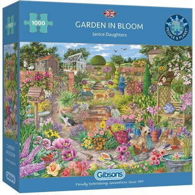 Gibsons Garden in Bloom Puzzle de 1000 Pièces - Puzzel - Publicité Gibsons Garden in Bloom Puzzle de 1000 Pièces - Puzzel - Publicité