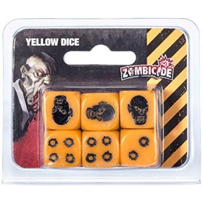 Asmodée 901834 - Cubes jaunes pour Zombicide, Jeu de cubes - Publicité Asmodée 901834 - Cubes jaunes pour Zombicide, Jeu de cubes - Publicité