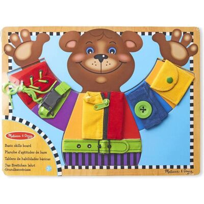 Melissa & Doug MELISSA Puzzle Basic Skills Board (6 pièces) - Publicité Melissa & Doug MELISSA Puzzle Basic Skills Board (6 pièces) - Publicité