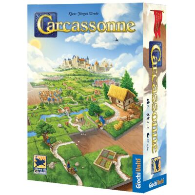 Giochi uniti Carcassonne - Gioco Base Nuova Edizione (Italien, 2 - 5 Joueur) - Publicité Giochi uniti Carcassonne - Gioco Base Nuova Edizione (Italien, 2 - 5 Joueur) - Publicité