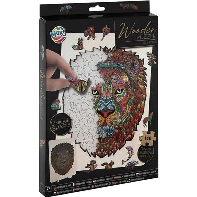 Puzzle Lion de Creative Craft Group - 140 Pièces Multicolores - Publicité Puzzle Lion de Creative Craft Group - 140 Pièces Multicolores - Publicité