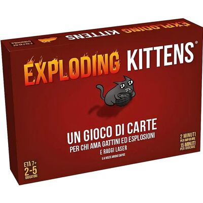 Asmodée ASMODEE 8615- Chatons explosifs (Italien, 2 - 5 Joueur) - Publicité Asmodée ASMODEE 8615- Chatons explosifs (Italien, 2 - 5 Joueur) - Publicité