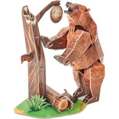Puzzle 3D Cubic Fun Ours - Modèle Faune Menacée - Publicité Puzzle 3D Cubic Fun Ours - Modèle Faune Menacée - Publicité