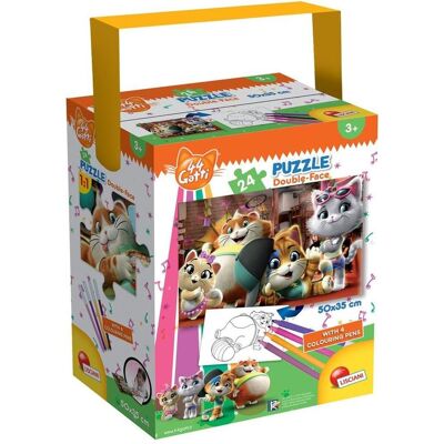 Lisciani Giochi Tub Puzzle Mini 24 44 Gatti Meaow! (24 pièces) - Publicité Lisciani Giochi Tub Puzzle Mini 24 44 Gatti Meaow! (24 pièces) - Publicité