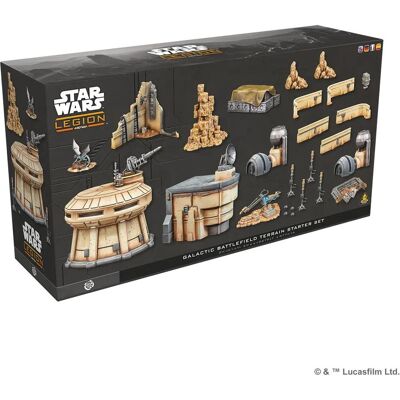 Atomic Mass Games AMGD1243 - Star Wars Legion - Galactic Battlefield Terrain Starter Set (Matières plastiques) - Publicité Atomic Mass Games AMGD1243 - Star Wars Legion - Galactic Battlefield Terrain Starter Set (Matières plastiques) - Publicité