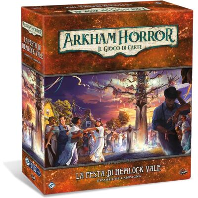 Asmodée Arkham Horror LCG - Das Fest von Hemlock Vale: Kampagnenerweiterung (Italien, 1 - 4 Joueur) - Publicité Asmodée Arkham Horror LCG - Das Fest von Hemlock Vale: Kampagnenerweiterung (Italien, 1 - 4 Joueur) - Publicité