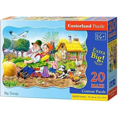 Puzzle Maxi Navet Castorland - 20 Pièces Enfants - Publicité Puzzle Maxi Navet Castorland - 20 Pièces Enfants - Publicité