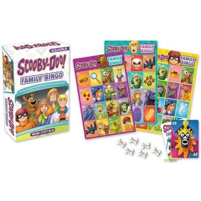 Aquarius Scooby-Doo Brettspiel Family Bingo *Englische Version* (Anglais, 2 - 18 Joueur) - Publicité Aquarius Scooby-Doo Brettspiel Family Bingo *Englische Version* (Anglais, 2 - 18 Joueur) - Publicité
