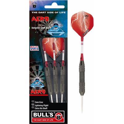 Dart en acier Bulls Aero - Unisexe - Argenté - Publicité Dart en acier Bulls Aero - Unisexe - Argenté - Publicité