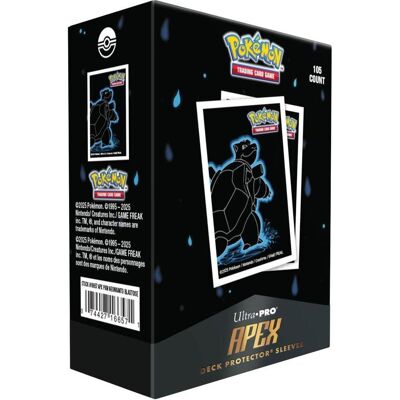 Ultra Pro Pokémon - Blastoise APEX Deck Protector Sleeves (105) - Publicité Ultra Pro Pokémon - Blastoise APEX Deck Protector Sleeves (105) - Publicité