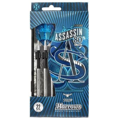 Harrows Assassin Darts 80% Steeltip (21 g) - Publicité Harrows Assassin Darts 80% Steeltip (21 g) - Publicité