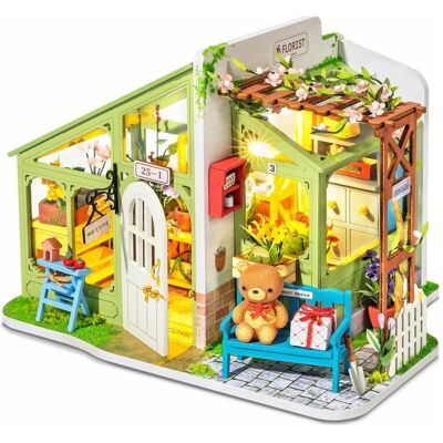 Robotime Rolife DYI House : Réunion de printemps avec des fleurs - Publicité Robotime Rolife DYI House : Réunion de printemps avec des fleurs - Publicité