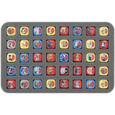 Feldherr HS030DE01 - Insert en mousse pour 40 cubes Star Wars Destiny (Mousse) - Publicité Feldherr HS030DE01 - Insert en mousse pour 40 cubes Star Wars Destiny (Mousse) - Publicité