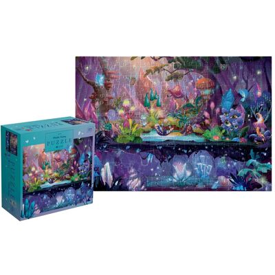 Interdruk Puzzle Metallic Fantasy: Der Wald des Magiers 500 DLK (500 pièces) - Publicité Interdruk Puzzle Metallic Fantasy: Der Wald des Magiers 500 DLK (500 pièces) - Publicité