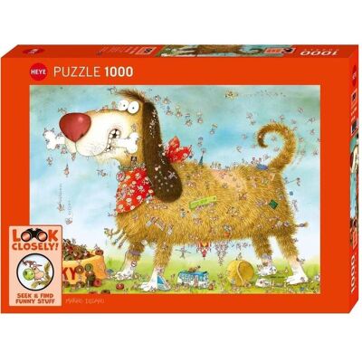 Heye 30066 Puzzle Au chien - Puzzle - Publicité Heye 30066 Puzzle Au chien - Puzzle - Publicité