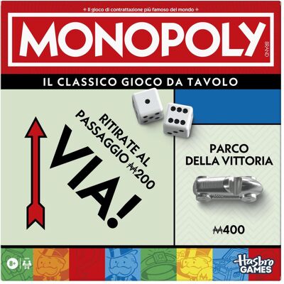 Hasbro Monopoly Classique - Jeu de société - Publicité Hasbro Monopoly Classique - Jeu de société - Publicité
