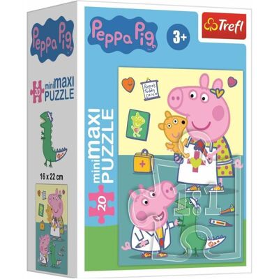 Trefl Puzzle Peppa Pig : Bilan de santé 20 pièces (20 pièces) - Publicité Trefl Puzzle Peppa Pig : Bilan de santé 20 pièces (20 pièces) - Publicité