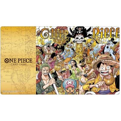 Bandai Jeu de Cartes One Piece Tapis Officiel - Édition Limitée - Pirates au Chapeau de Paille - Publicité Bandai Jeu de Cartes One Piece Tapis Officiel - Édition Limitée - Pirates au Chapeau de Paille - Publicité