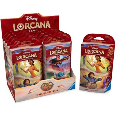 Disney Lorcana - Boîte de 8 decks de départ - Reign of Jafar (Chapitre 8) - Publicité Disney Lorcana - Boîte de 8 decks de départ - Reign of Jafar (Chapitre 8) - Publicité