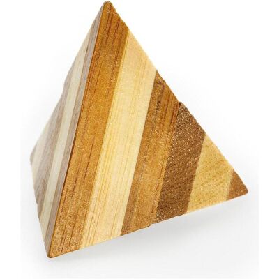 Eureka 3D Puzzle Pyramid en Bambou - Puzzle - Publicité Eureka 3D Puzzle Pyramid en Bambou - Puzzle - Publicité